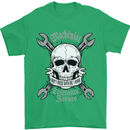 Machinist I Have Tolerance Issues Skull Mens T-Shirt 100% Cotton Irish Green