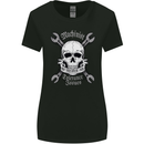 Machinist I Have Tolerance Issues Skull Womens Wider Cut T-Shirt Black