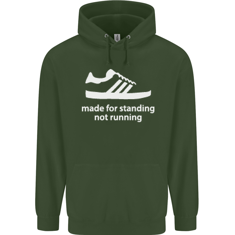 Made for Standing Not Walking Hooligan Childrens Kids Hoodie Forest Green