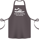 Made for Standing Not Walking Hooligan Cotton Apron 100% Organic Dark Grey