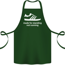 Made for Standing Not Walking Hooligan Cotton Apron 100% Organic Forest Green