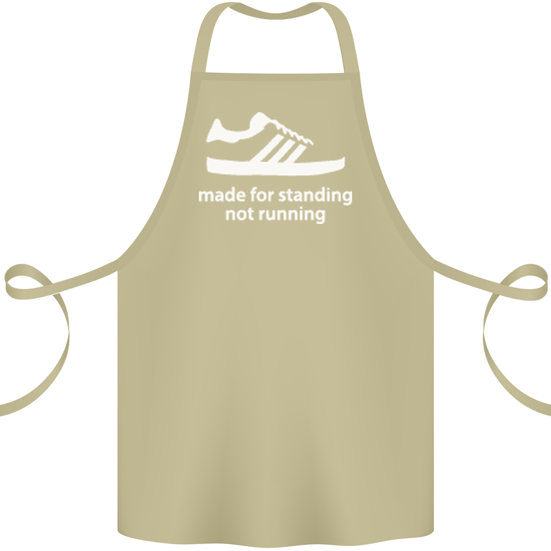Made for Standing Not Walking Hooligan Cotton Apron 100% Organic Khaki