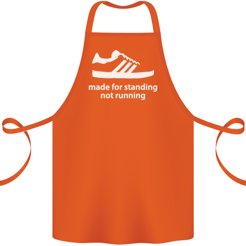 Made for Standing Not Walking Hooligan Cotton Apron 100% Organic Orange