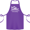 Made for Standing Not Walking Hooligan Cotton Apron 100% Organic Purple