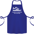Made for Standing Not Walking Hooligan Cotton Apron 100% Organic Royal Blue