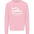Made for Standing Not Walking Hooligan Kids Sweatshirt Jumper Light Pink