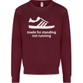 Made for Standing Not Walking Hooligan Kids Sweatshirt Jumper Maroon