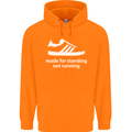 Made for Standing Not Walking Hooligan Mens 80% Cotton Hoodie Orange