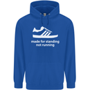 Made for Standing Not Walking Hooligan Mens 80% Cotton Hoodie Royal Blue