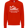 Made for Standing Not Walking Hooligan Mens Sweatshirt Jumper Bright Red