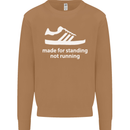 Made for Standing Not Walking Hooligan Mens Sweatshirt Jumper Caramel Latte