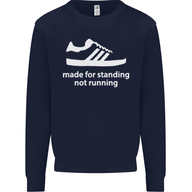 Made for Standing Not Walking Hooligan Mens Sweatshirt Jumper Navy Blue