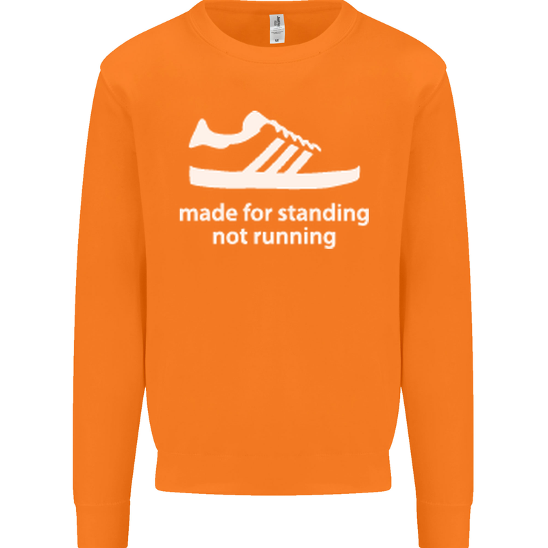 Made for Standing Not Walking Hooligan Mens Sweatshirt Jumper Orange
