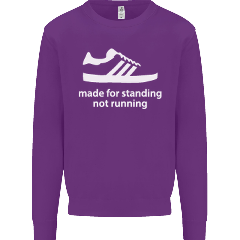 Made for Standing Not Walking Hooligan Mens Sweatshirt Jumper Purple