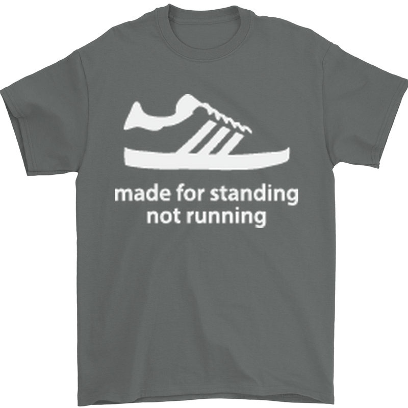 Made for Standing Not Walking Hooligan Mens T-Shirt Cotton Gildan Charcoal