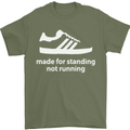 Made for Standing Not Walking Hooligan Mens T-Shirt Cotton Gildan Military Green