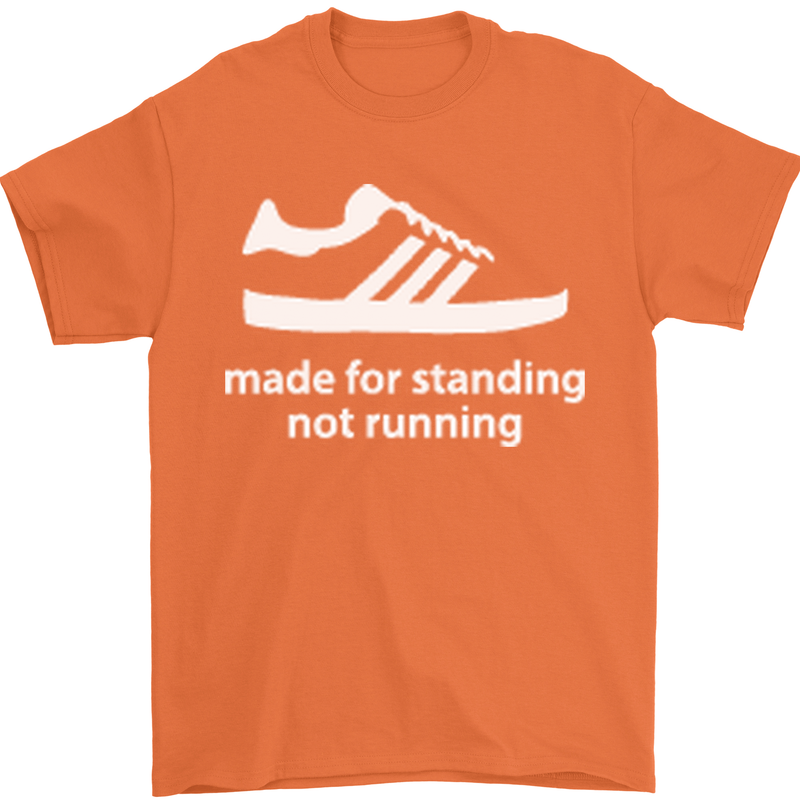 Made for Standing Not Walking Hooligan Mens T-Shirt Cotton Gildan Orange