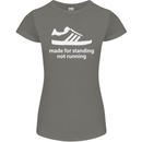 Made for Standing Not Walking Hooligan Womens Petite Cut T-Shirt Charcoal