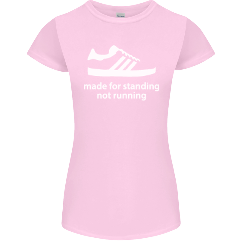 Made for Standing Not Walking Hooligan Womens Petite Cut T-Shirt Light Pink