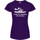 Made for Standing Not Walking Hooligan Womens Petite Cut T-Shirt Purple