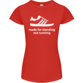Made for Standing Not Walking Hooligan Womens Petite Cut T-Shirt Red