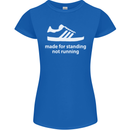 Made for Standing Not Walking Hooligan Womens Petite Cut T-Shirt Royal Blue