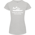 Made for Standing Not Walking Hooligan Womens Petite Cut T-Shirt Sports Grey