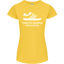 Made for Standing Not Walking Hooligan Womens Petite Cut T-Shirt Yellow