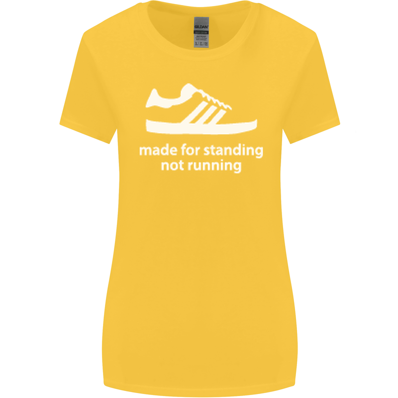 Made for Standing Not Walking Hooligan Womens Wider Cut T-Shirt Yellow