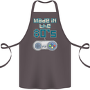 Made in the 80's Funny Birthday Retro Cotton Apron 100% Organic Dark Grey
