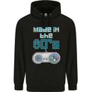 Made in the 80's Funny Birthday Retro Mens 80% Cotton Hoodie Black