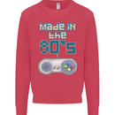 Made in the 80's Funny Birthday Retro Mens Sweatshirt Jumper Heliconia