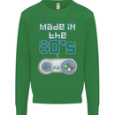 Made in the 80's Funny Birthday Retro Mens Sweatshirt Jumper Irish Green