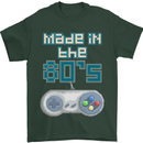 Made in the 80's Funny Birthday Retro Mens T-Shirt 100% Cotton Forest Green