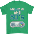 Made in the 80's Funny Birthday Retro Mens T-Shirt 100% Cotton Irish Green