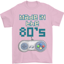 Made in the 80's Funny Birthday Retro Mens T-Shirt 100% Cotton Light Pink