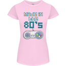 Made in the 80's Funny Birthday Retro Womens Petite Cut T-Shirt Light Pink