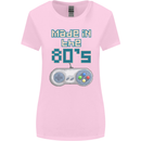 Made in the 80's Funny Birthday Retro Womens Wider Cut T-Shirt Light Pink