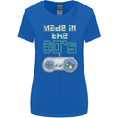 Made in the 80's Funny Birthday Retro Womens Wider Cut T-Shirt Royal Blue