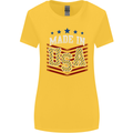 Made in the USA America American Womens Wider Cut T-Shirt Yellow