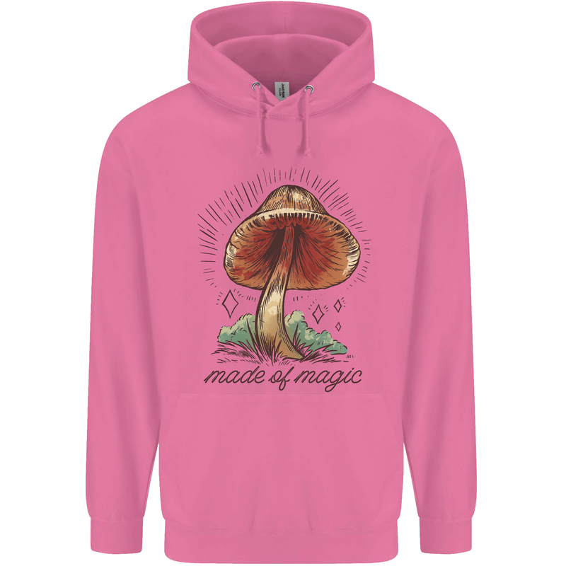 Made of Magic Mushrooms LSD Trippy Childrens Kids Hoodie Azalea
