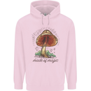 Made of Magic Mushrooms LSD Trippy Childrens Kids Hoodie Light Pink