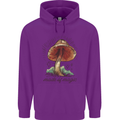 Made of Magic Mushrooms LSD Trippy Childrens Kids Hoodie Purple