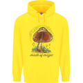 Made of Magic Mushrooms LSD Trippy Childrens Kids Hoodie Yellow