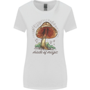 Made of Magic Mushrooms LSD Trippy Womens Wider Cut T-Shirt White