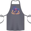 Magic Mushroom Hands Mycology Trippy Cotton Apron 100% Organic Steel