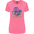 Magic Mushroom Hands Mycology Trippy Womens Wider Cut T-Shirt Azalea
