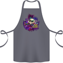 Magic Mushroom Skull LSD Hallucinogenic Cotton Apron 100% Organic Steel