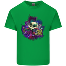 Magic Mushroom Skull LSD Hallucinogenic Mens Cotton T-Shirt Tee Top Irish Green