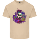 Magic Mushroom Skull LSD Hallucinogenic Mens Cotton T-Shirt Tee Top Sand